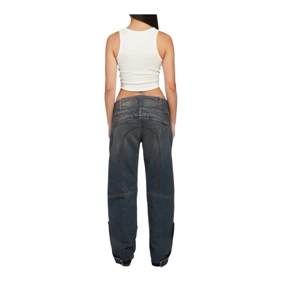 EB Denim Moto in Bella Notte, size XS NWT sold out online $695 Retail - Picture 3 of 16